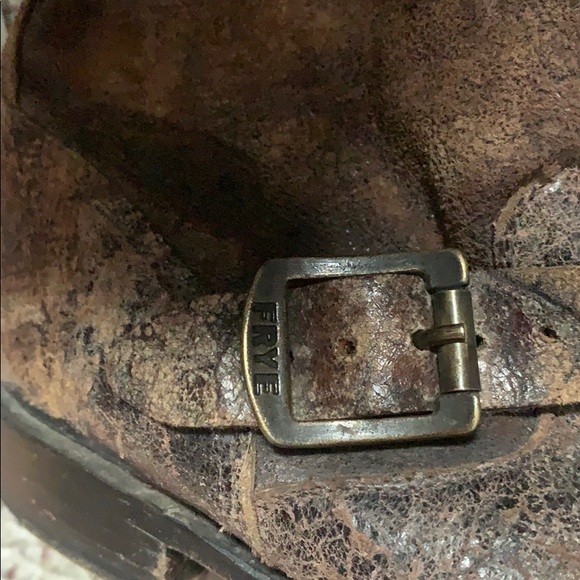 FRYE Distressed Brown Cowgirl Boots! - Picture 8 of 8